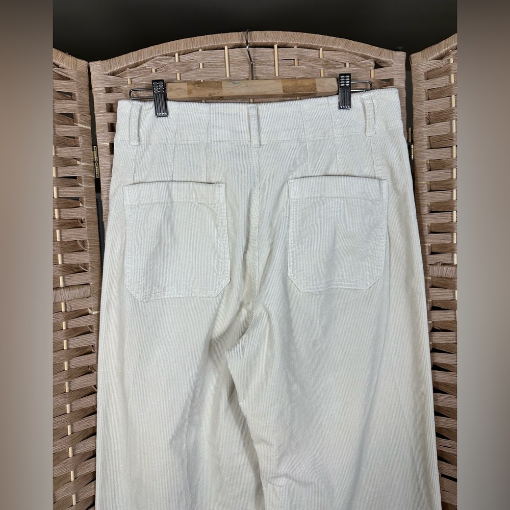 Anthropologie Maeve The Colette Corduroy Crop Wide-Leg Pants - Size 30 - Picture 7 of 12